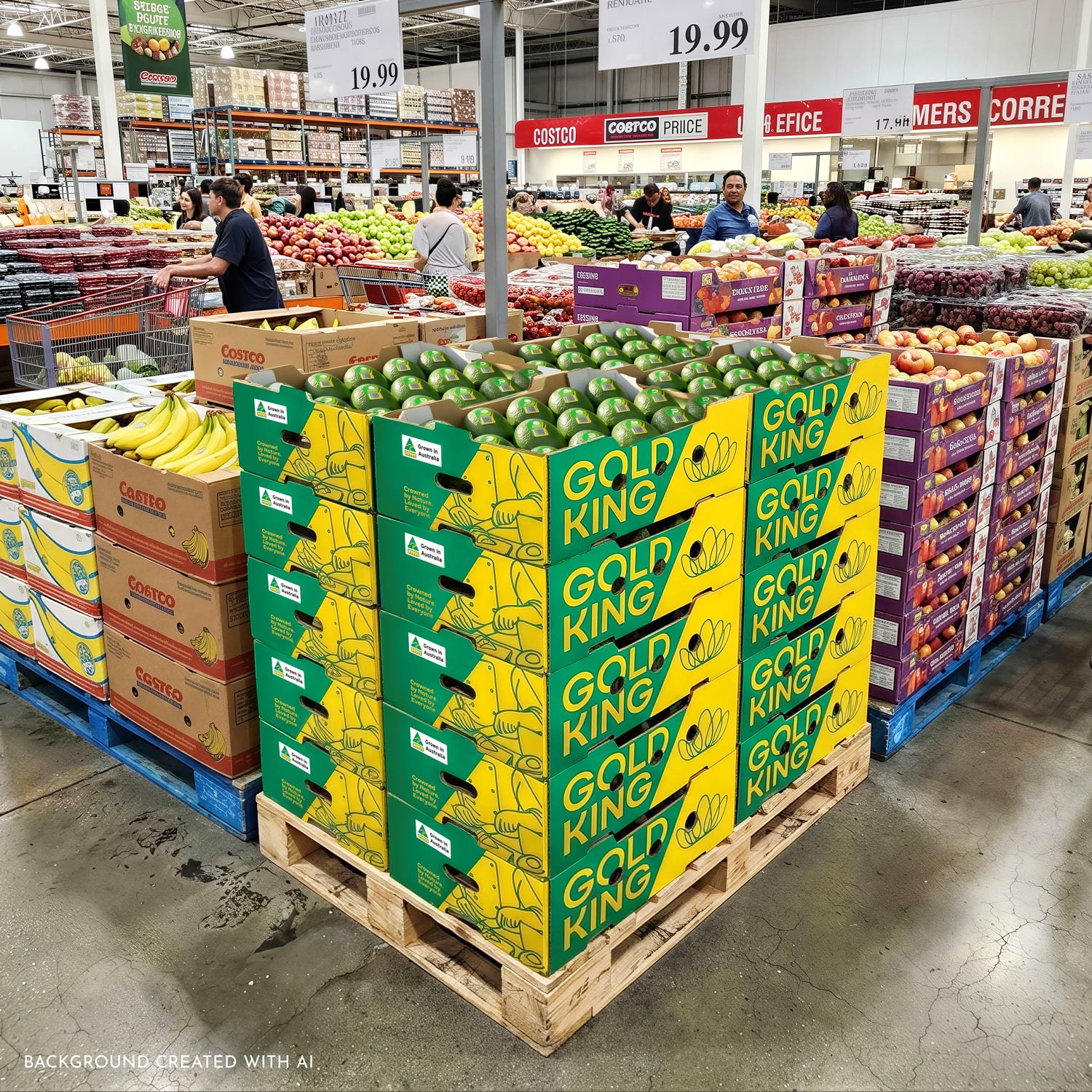 tray Gold King Avocados